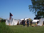 Civil War camp