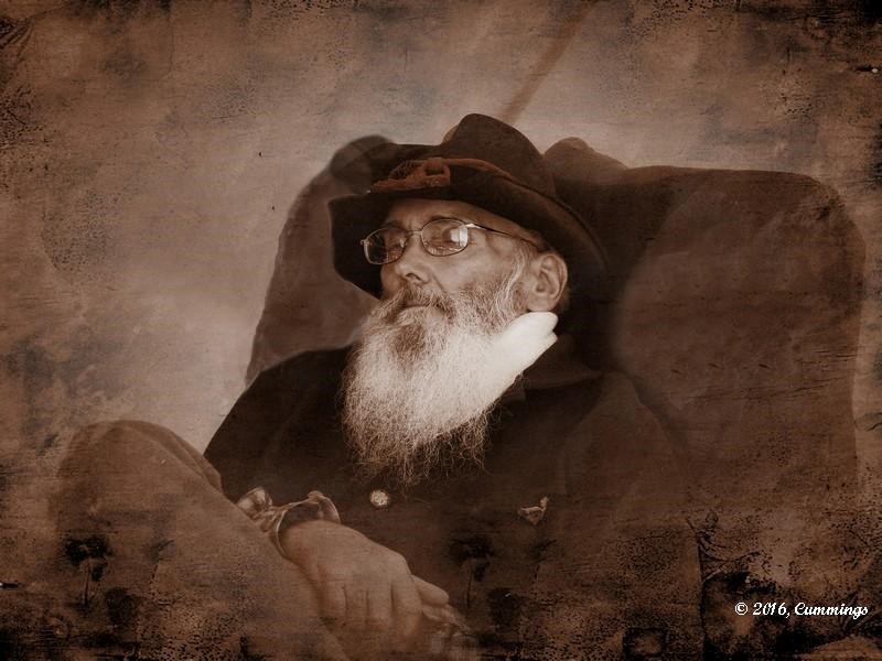 man in chair